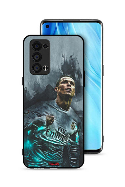 Tolwak غطاء حماية Oppo Reno6 Pro Plus 5G برسومات كريستيانو رونالدو