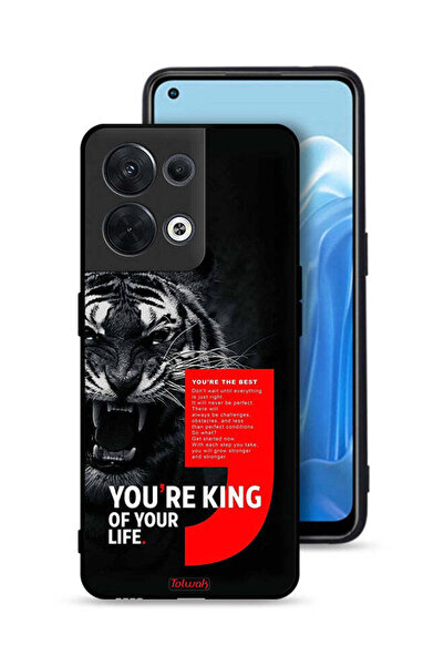 Tolwak غطاء حماية لهاتف Oppo Reno8 5G أنت ملك حياتك