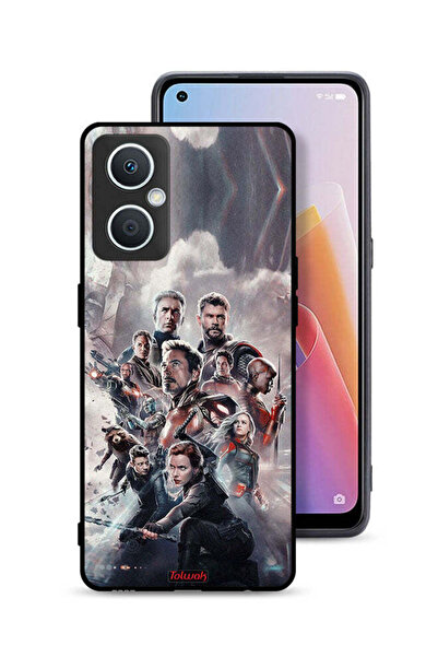 Tolwak غطاء حماية لهاتف Oppo A96 5G (الصين) بتصميم Avengers