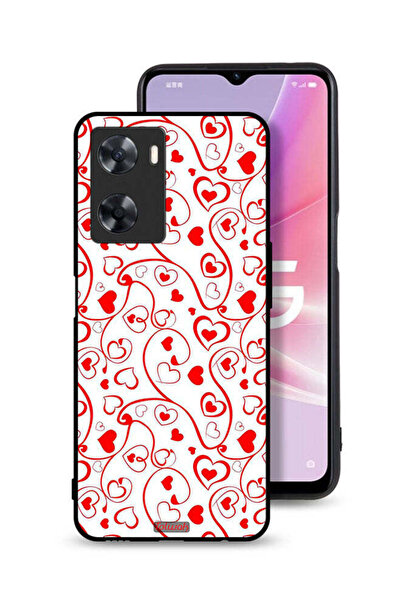 Tolwak غطاء حماية لهاتف Oppo A57s بنقشة قلوب