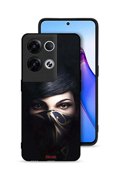 Tolwak غطاء حماية لهاتف Oppo Reno8 Pro Plus 5G بنقشة فتاة محجبة