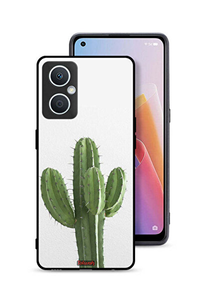 Tolwak غطاء حماية لهاتف Oppo A96 5G (الصين) بنقشة نبات الصبار