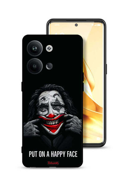 Tolwak غطاء حماية لهاتف Oppo Reno9 Pro 5G بوجه سعيد