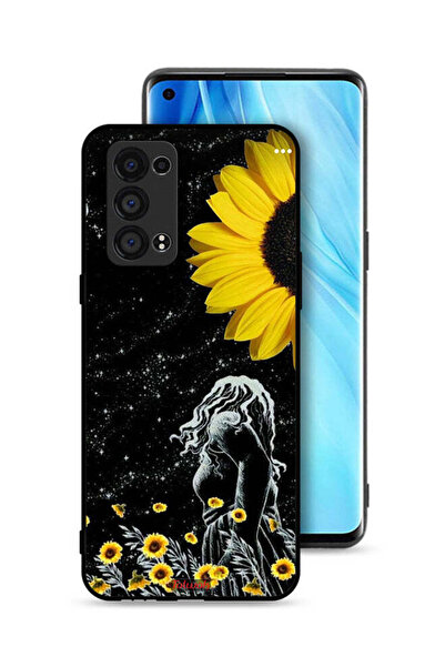 Tolwak غطاء حماية Oppo Reno6 Pro Plus 5G برسم فتاة تنظر إلى القمر