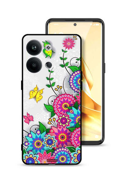 Tolwak غطاء حماية لهاتف Oppo Reno9 Pro 5G - زهور ماندالا