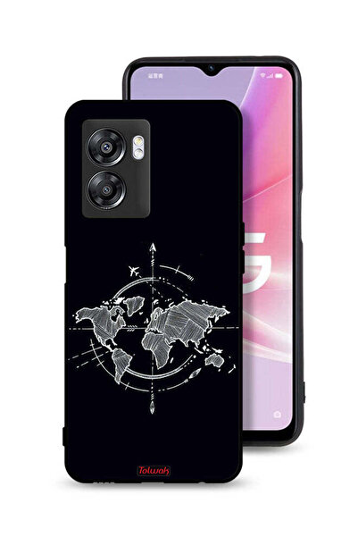 Tolwak غطاء حماية لهاتف Oppo A57 5G برسومات البوصلة