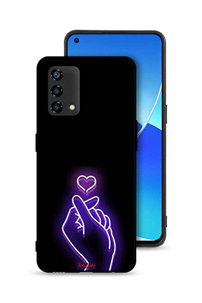Tolwak غطاء حماية لهاتف Oppo Reno6 Lite - قلب صغير