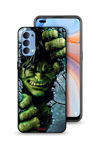 Tolwak غطاء حماية لهاتف Oppo Reno4 4G - هالك المذهل