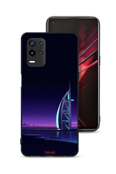 Tolwak غطاء حماية Oppo K9x بتصميم برج العرب الرقمي