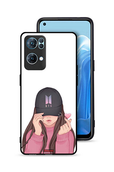 Tolwak غطاء حماية لهاتف Oppo Reno7 Pro 5G، فتاة تلتقط صورة