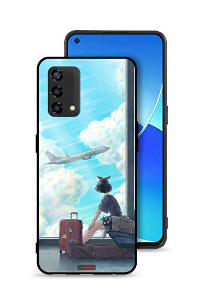 Tolwak غطاء حماية لهاتف Oppo A95 4G ​​بتصميم فن السفر