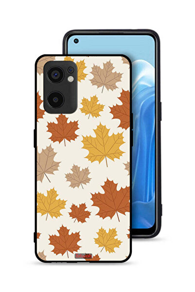 Tolwak غطاء حماية لهاتف Oppo Reno7 SE 5G بنقشة أوراق الخريف