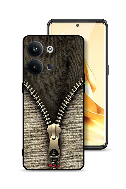 Tolwak غطاء حماية بنمط سحاب لهاتف Oppo Reno9 Pro 5G