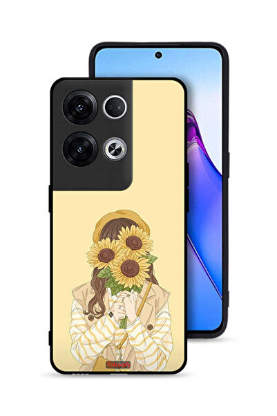 Tolwak غطاء حماية لهاتف Oppo Reno8 Pro Plus 5G بنقشة عباد الشمس