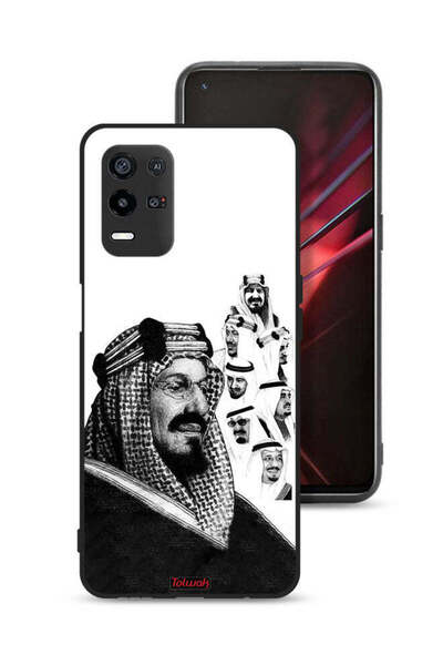 Tolwak غطاء حماية لهاتف Oppo K9x - ملصق ملوك المملكة العربية السعودية باللون ...