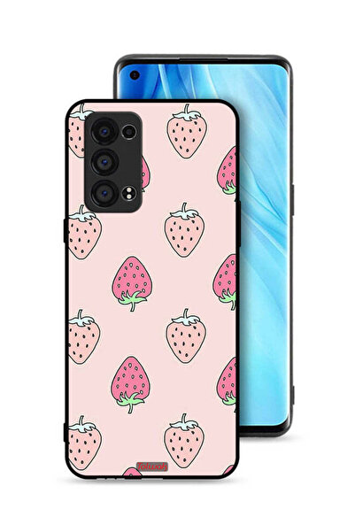 Tolwak غطاء حماية لهاتف Oppo Reno6 Pro Plus 5G - أيقونة الفراولة