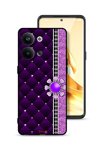 Tolwak غطاء حماية لهاتف Oppo Reno9 Pro 5G بقلوب لامعة