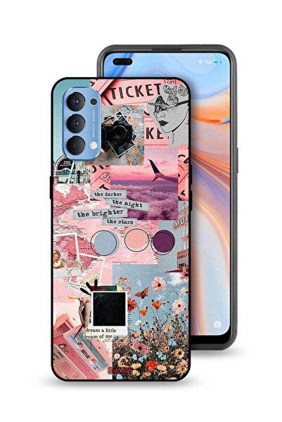 Tolwak غطاء حماية لهاتف Oppo Reno4 4G كلما أظلم الليل، كلما أشرقت النجوم