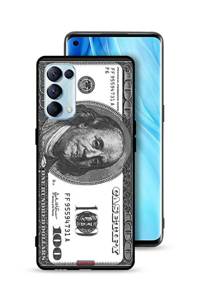 Tolwak غطاء حماية لهاتف Oppo Reno5 Pro 5G بنقشة الدولار