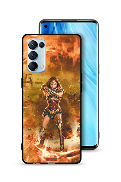 Tolwak غطاء حماية لهاتف Oppo Reno5 Pro 5G - Wonder Women