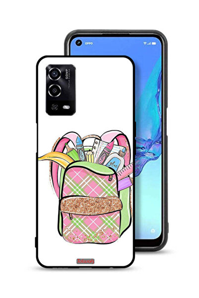 Tolwak Oppo A55 4G Protective Case Cover Unicorn Girl Bag