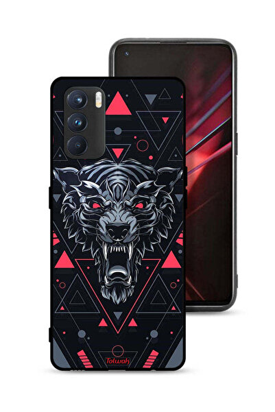 Tolwak غطاء حماية لهاتف Oppo K9 Pro بتصميم الذئب المتمايل
