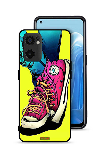 Tolwak غطاء حماية لهاتف Oppo Reno7 SE 5G بتصميم حذاء من القماش