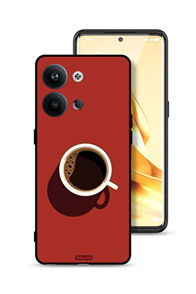 Tolwak غطاء حماية لهاتف Oppo Reno9 5G بتصميم فنجان قهوة