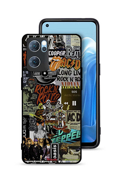 Tolwak غطاء حماية لهاتف Oppo Reno7 5G، تحيا موسيقى الروك أند رول