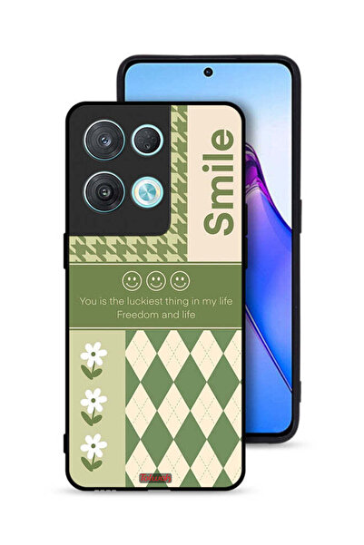 Tolwak غطاء حماية لهاتف Oppo Reno8 Pro 5G الابتسامة هي أسعد شيء في حياتي