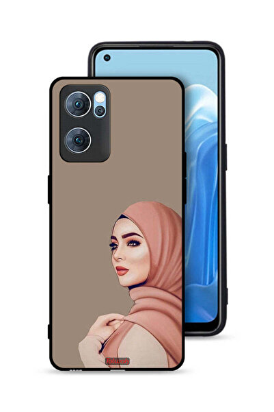 Tolwak غطاء حماية لهاتف Oppo Reno7 5G بنقشة فتاة محجبة جميلة