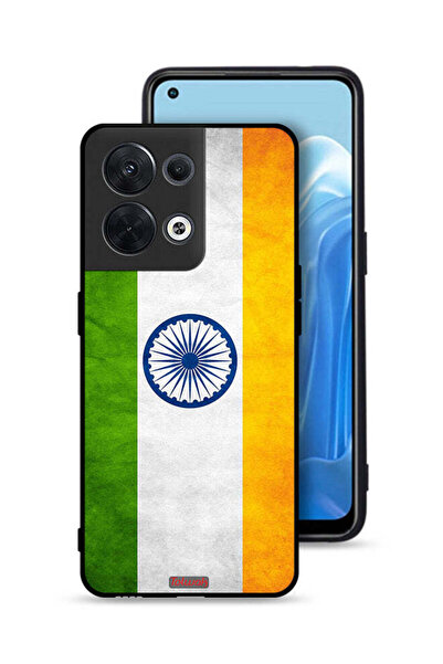 Tolwak Oppo Reno8 5G Protective Case Cover Luminous Indian Flag