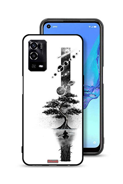 Tolwak غطاء حماية لهاتف Oppo A55 4G برسومات الأرض والفضاء