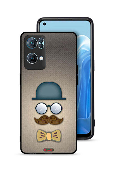 Tolwak Oppo Reno7 Pro 5G Protective Case Cover ManS Head Art