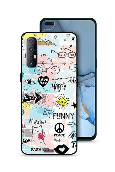 Tolwak غطاء حماية لهاتف Oppo Reno3 Pro 4G - Love You