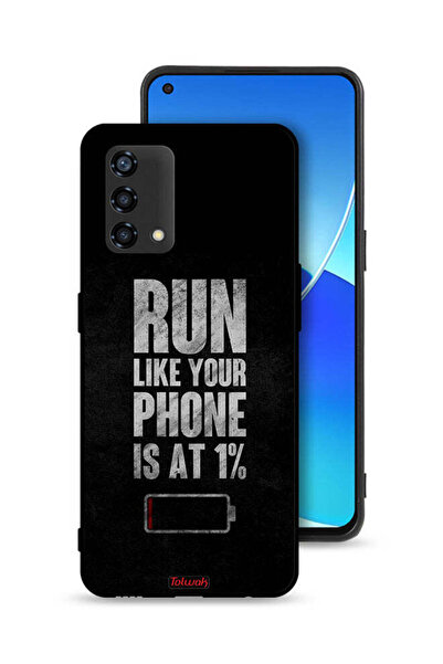 Tolwak غطاء حماية لهاتف Oppo A95 4G، اركض كما لو أن هاتفك يعمل بنسبة 1%