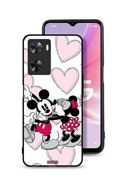 Tolwak غطاء حماية لهاتف Oppo A77 4G بتصميم عناق ميكي ماوس