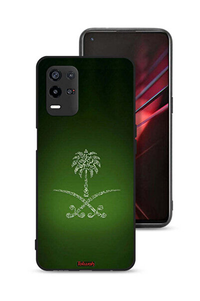 Tolwak غطاء حماية لهاتف Oppo K9x بعلامة المملكة العربية السعودية القديمة