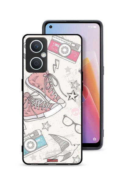 Tolwak جراب واقٍ لهاتف Oppo A96 5G (الصين) مع حذاء قماشي وفن الكاميرا