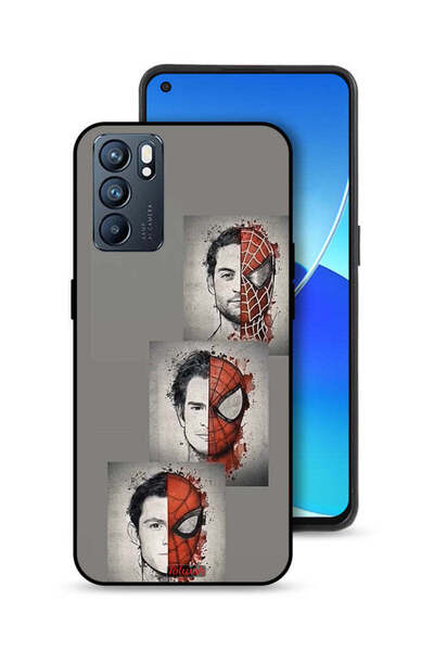 Tolwak غطاء حماية لهاتف Oppo Reno6 5G برسومات سبايدر مان