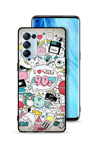 Tolwak غطاء حماية لهاتف Oppo Reno5 Pro 5G - أحب التسعينيات
