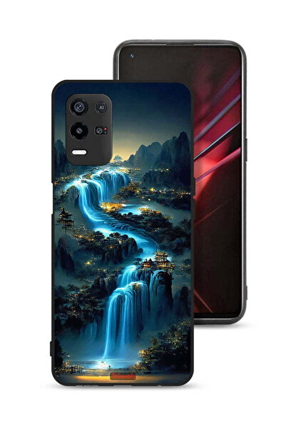 Tolwak Oppo K9x Protective Case Cover Waterfall Art