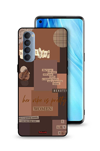 Tolwak غطاء حماية لهاتف Oppo Reno4 Pro 4G - Adventurer للنساء
