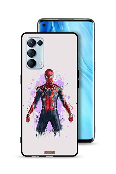 Tolwak غطاء حماية لهاتف Oppo Reno5 Pro 5G بتصميم العنكبوت الحديدي