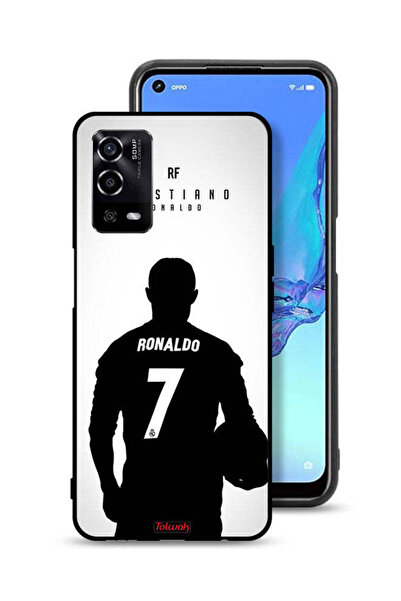 Tolwak غطاء حماية لهاتف Oppo A55 4G بقناع كريستيانو رونالدو