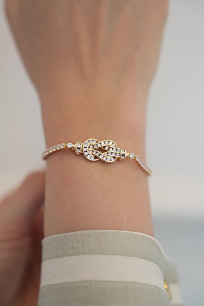 Ladies&Gentlemen سوار إنفينيتي زركون ستون ووتر ذهبي