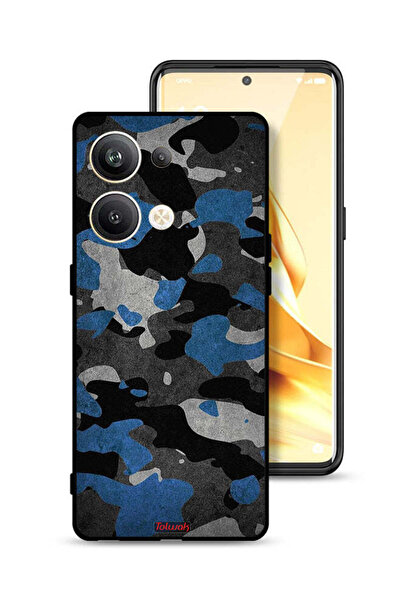 Tolwak غطاء حماية لهاتف Oppo Reno9 Pro Plus 5G بنمط مموه