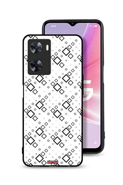 Tolwak غطاء حماية لهاتف Oppo A57s - مربع - فن تجريدي رقمي