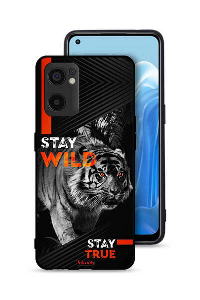 Tolwak غطاء حماية لهاتف Oppo Reno7 SE 5G - Stay Wild Stay True