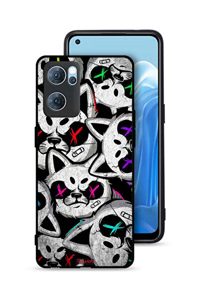 Tolwak غطاء حماية لهاتف Oppo Reno7 5G بنقشة قطط مارشميلو